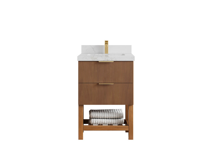 Catalina Teak 24 in. W x 22 in. D Single Sink Bathroom Vanity - photo 19