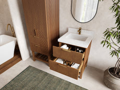 Catalina Teak 24 in. W x 22 in. D Single Sink Bathroom Vanity - photo 3