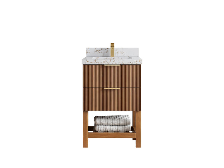 Catalina Teak 24 in. W x 22 in. D Single Sink Bathroom Vanity - photo 39
