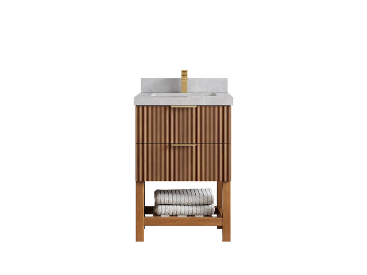 Catalina Teak 24 in. W x 22 in. D Single Sink Bathroom Vanity - photo 33