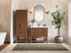 Catalina Teak 36 in. W x 22 in. D Center Sink Bathroom Vanity - photo 4