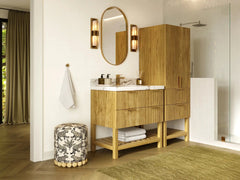 Catalina Teak 36 in. W x 22 in. D Center Sink Bathroom Vanity - photo 2