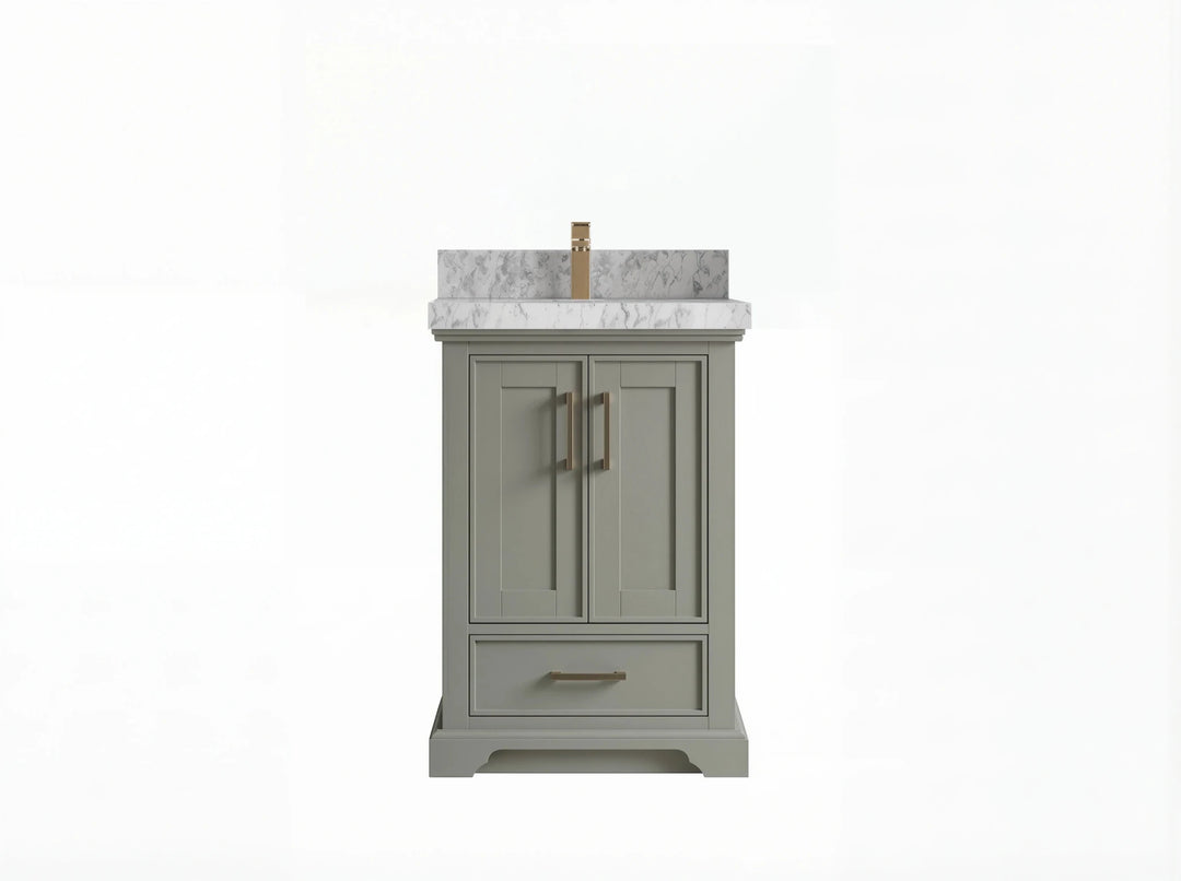 Charlotte 24 in. W x 22 in. D Single Sink Bathroom Vanity | 
              
                Evergreen
                
                  
             - CHR_EGN_CA_LZ_24 - photo №1
