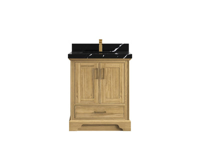 Charlotte 30 in. W x 22 in. D Single Sink Bathroom Teak Wood Vanity - Willow Bath and Vanity