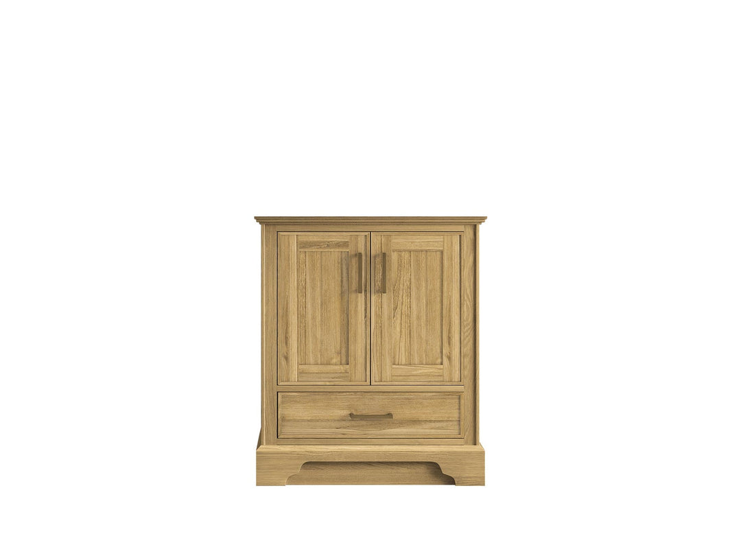 Charlotte 30 in. W x 22 in. D Single Sink Bathroom Teak Wood Vanity - Willow Bath and Vanity