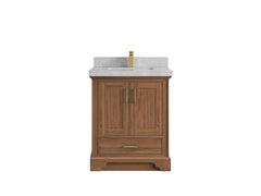 Charlotte 30 in. W x 22 in. D Single Sink Bathroom Teak Wood Vanity - photo 16