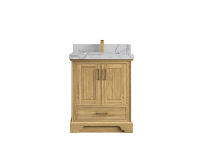 Charlotte 30 in. W x 22 in. D Single Sink Bathroom Teak Wood Vanity - Willow Bath and Vanity