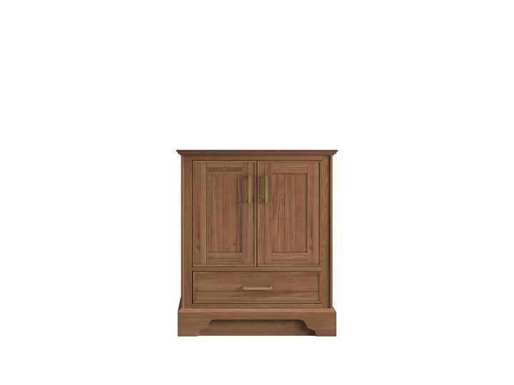 Charlotte 30 in. W x 22 in. D Single Sink Bathroom Teak Wood Vanity - photo 7