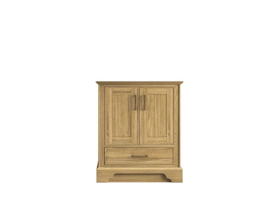 Charlotte 30 in. W x 22 in. D Single Sink Bathroom Teak Wood Vanity - Willow Bath and Vanity