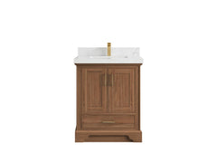 Charlotte 30 in. W x 22 in. D Single Sink Bathroom Teak Wood Vanity - photo 15