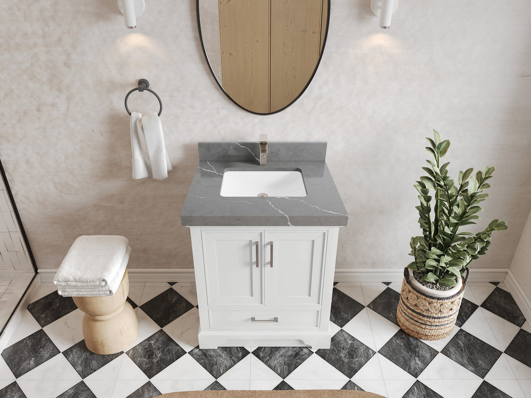 Charlotte 30 in. W x 22 in. D Single Sink Bathroom Vanity - Willow Bath and Vanity