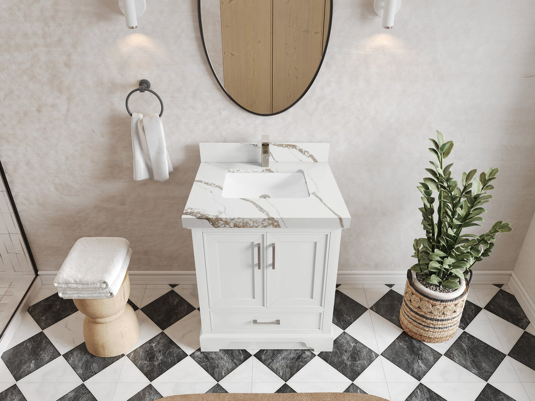 Charlotte 30 in. W x 22 in. D Single Sink Bathroom Vanity - Willow Bath and Vanity