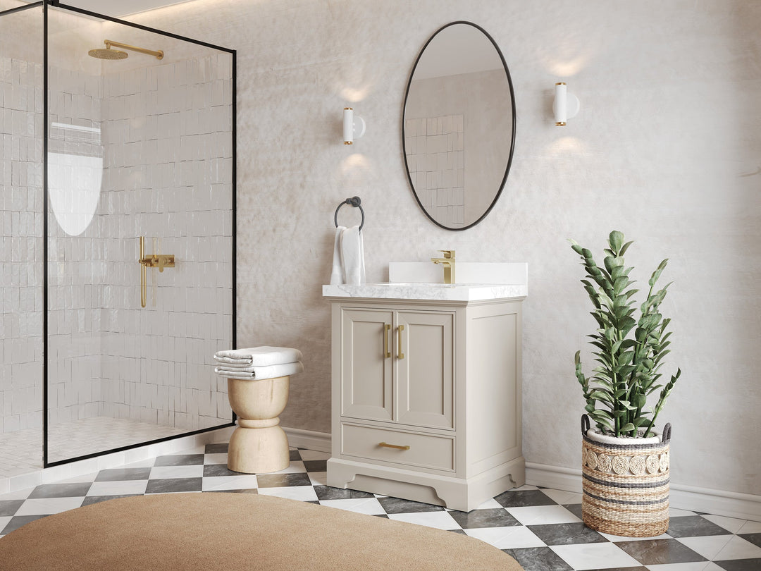 Charlotte 30 in. W x 22 in. D Single Sink Bathroom Vanity - Willow Bath and Vanity