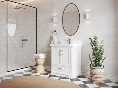 Charlotte 30 in. W x 22 in. D Single Sink Bathroom Vanity - Willow Bath and Vanity
