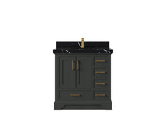 Charlotte 36 in. W x 22 in. D Center Sink Bathroom Vanity - photo 8
