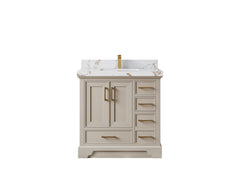 Charlotte 36 in. W x 22 in. D Center Sink Bathroom Vanity - photo 36
