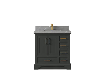 Charlotte 36 in. W x 22 in. D Center Sink Bathroom Vanity - Willow Bath and Vanity