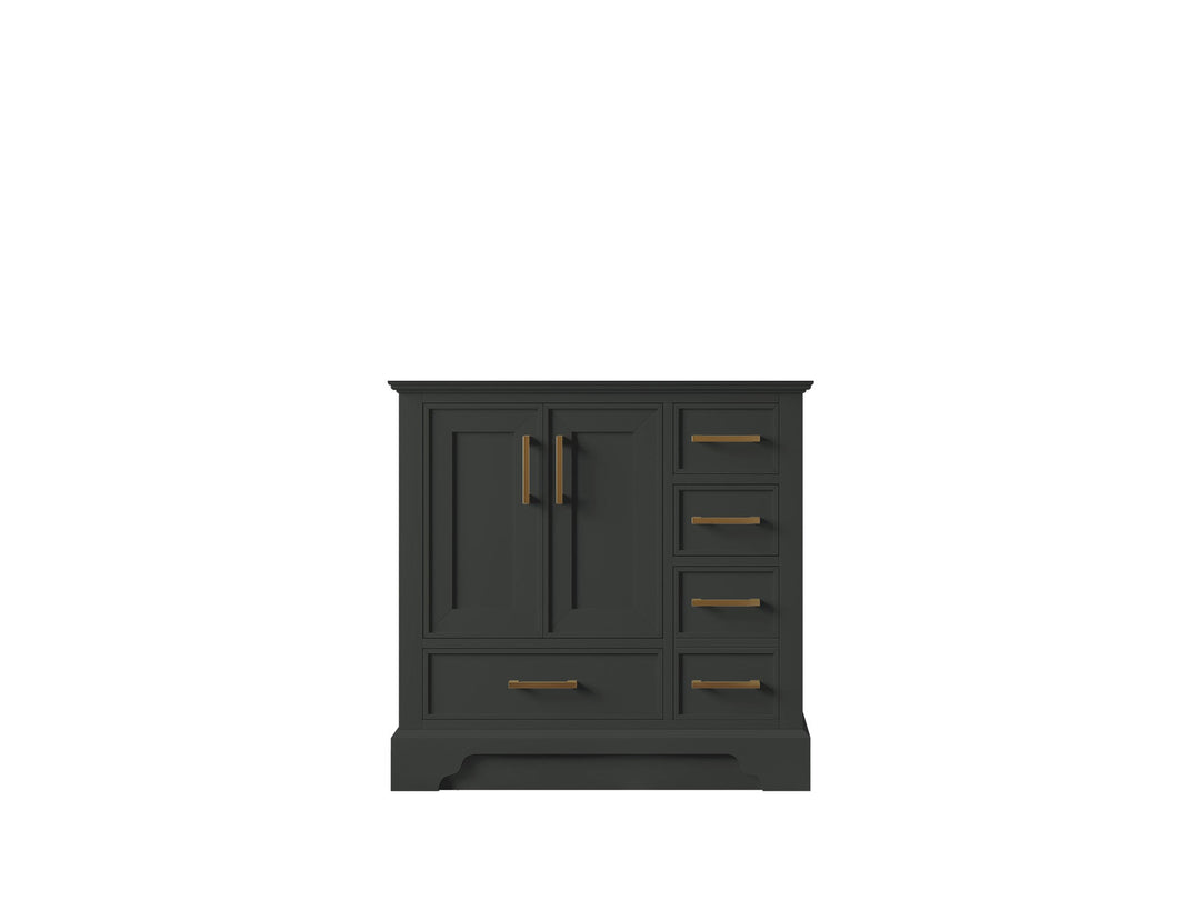 Charlotte 36 in. W x 22 in. D Center Sink Bathroom Vanity - Willow Bath and Vanity