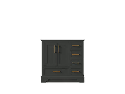 Charlotte 36 in. W x 22 in. D Center Sink Bathroom Vanity - Willow Bath and Vanity