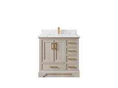 Charlotte 36 in. W x 22 in. D Center Sink Bathroom Vanity - photo 22