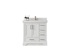 Charlotte 36 in. W x 22 in. D Center Sink Bathroom Vanity - photo 1