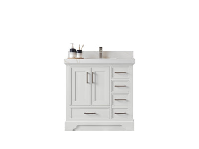 Charlotte 36 in. W x 22 in. D Center Sink Bathroom Vanity - Willow Bath and Vanity