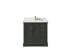 Charlotte 36 in. W x 22 in. D Center Sink Bathroom Vanity - photo 34