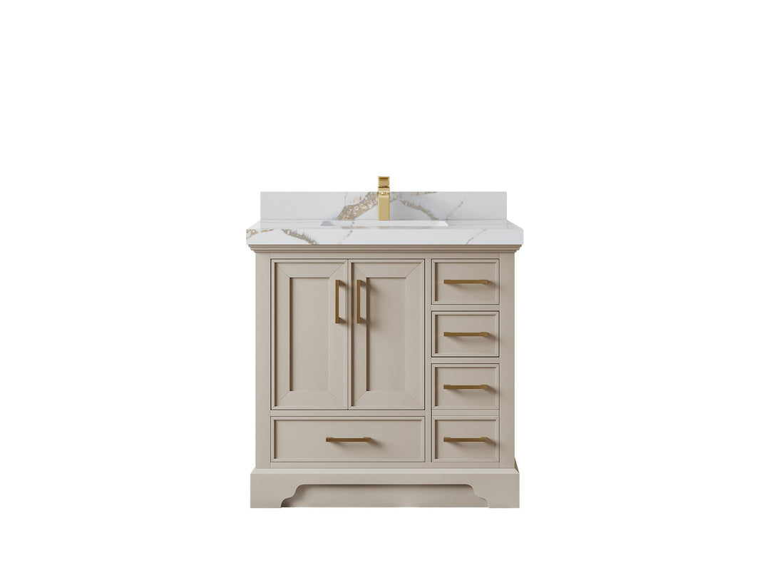 Charlotte 36 in. W x 22 in. D Center Sink Bathroom Vanity - Willow Bath and Vanity