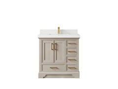 Charlotte 36 in. W x 22 in. D Center Sink Bathroom Vanity - photo 42