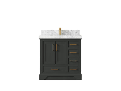 Charlotte 36 in. W x 22 in. D Center Sink Bathroom Vanity - Willow Bath and Vanity