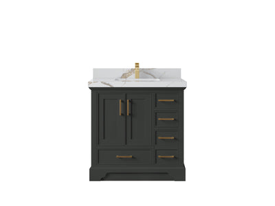 Charlotte 36 in. W x 22 in. D Center Sink Bathroom Vanity - Willow Bath and Vanity