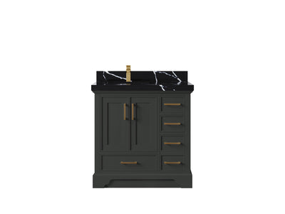 Charlotte 36 in. W x 22 in. D Left Offset Sink Bathroom Vanity - Willow Bath and Vanity