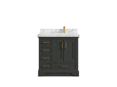 Charlotte 36 in. W x 22 in. D Right Offset Sink Bathroom Vanity - Willow Bath and Vanity