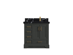 Charlotte 36 in. W x 22 in. D Right Offset Sink Bathroom Vanity - photo 8