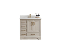 Charlotte 36 in. W x 22 in. D Center Sink Bathroom Vanity - photo 1