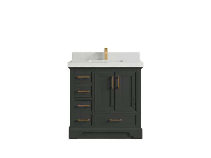Charlotte 36" W x 22" D Center Sink Vanity for Elegant Bathroom Spaces - photo 20