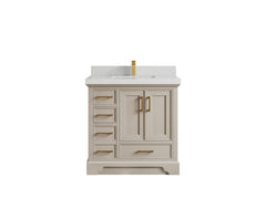 Charlotte 36 in. W x 22 in. D Center Sink Bathroom Vanity - photo 20