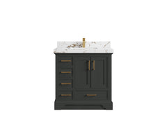 Charlotte 36 in. W x 22 in. D Center Sink Bathroom Vanity - photo 34