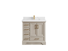 Charlotte 36 in. W x 22 in. D Center Sink Bathroom Vanity - photo 12