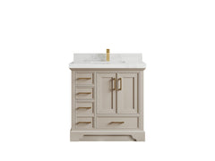 Charlotte 36 in. W x 22 in. D Center Sink Bathroom Vanity - photo 14