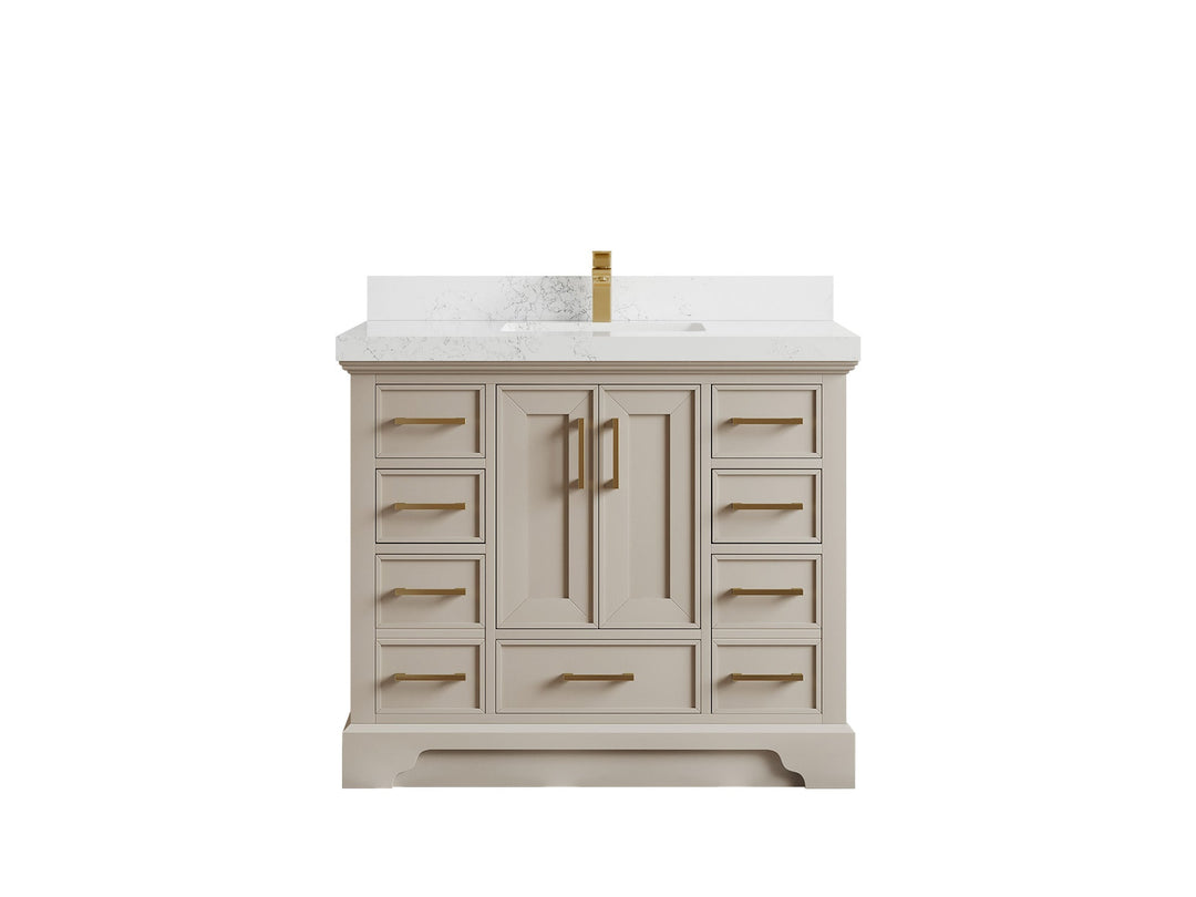 Charlotte 42 in. W x 22 in. D Single Sink Bathroom Vanity - Willow Bath and Vanity