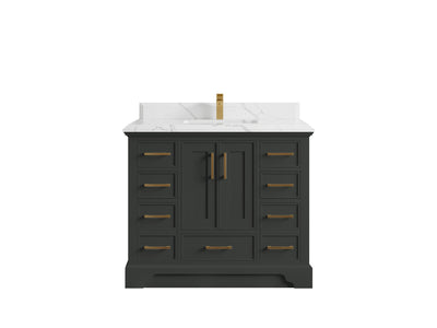 Charlotte 42 in. W x 22 in. D Single Sink Bathroom Vanity - Willow Bath and Vanity