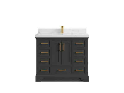 Charlotte 42 in. W x 22 in. D Single Sink Bathroom Vanity - Willow Bath and Vanity