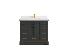 Charlotte 42 in. W x 22 in. D Single Sink Bathroom Vanity - photo 42