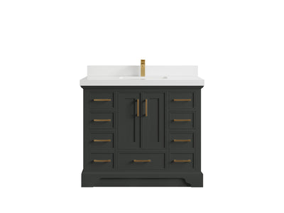 Charlotte 42 in. W x 22 in. D Single Sink Bathroom Vanity - Willow Bath and Vanity