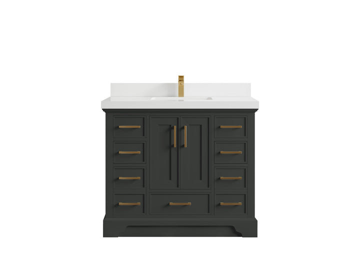 Charlotte 42 in. W x 22 in. D Single Sink Bathroom Vanity - photo 42
