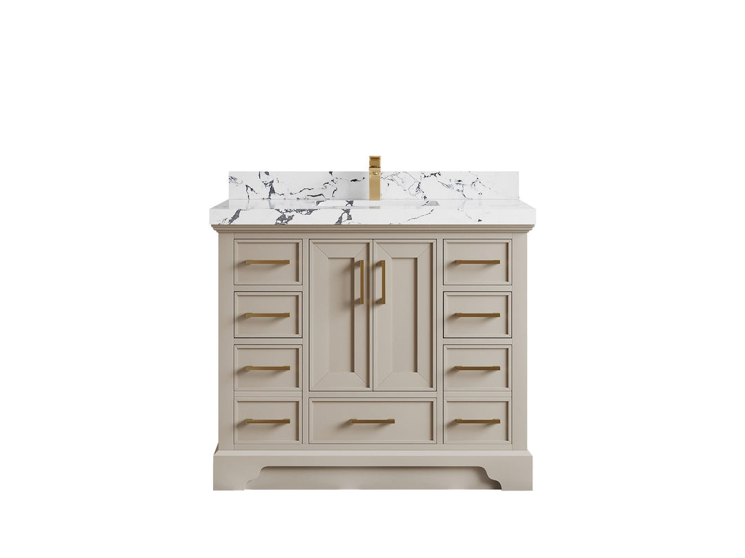 Charlotte 42 in. W x 22 in. D Single Sink Bathroom Vanity - Willow Bath and Vanity