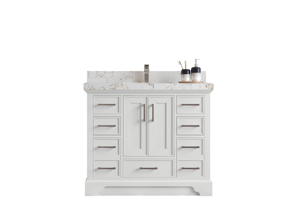 Charlotte 42 in. W x 22 in. D Single Sink Bathroom Vanity - Willow Bath and Vanity