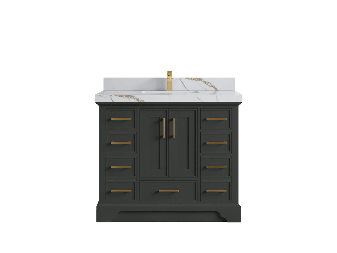 Charlotte 42 in. W x 22 in. D Single Sink Bathroom Vanity - Willow Bath and Vanity