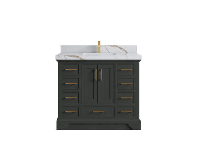 Charlotte 42 in. W x 22 in. D Single Sink Bathroom Vanity - Willow Bath and Vanity